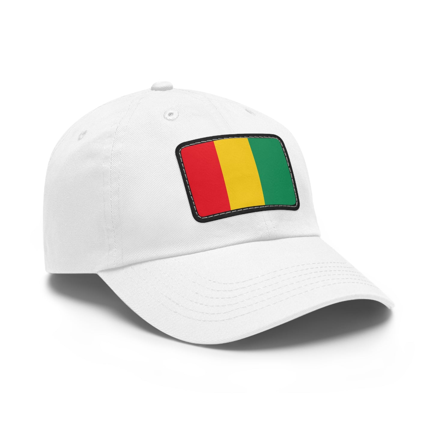 Flag Village Guinea Flag Hat Cap with Leather Patch