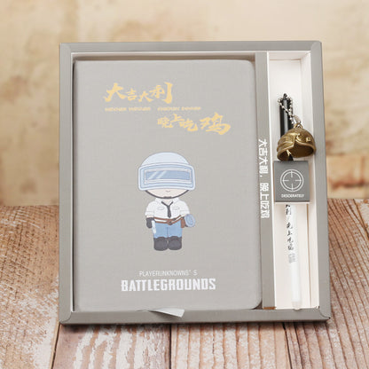 Flag Village Cartoon Notebook Suit Couple Notebook Gift Box
