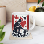 Flag Village CANADA Sporting Flag Ceramic Coffee Mug 11oz FV-MG0192