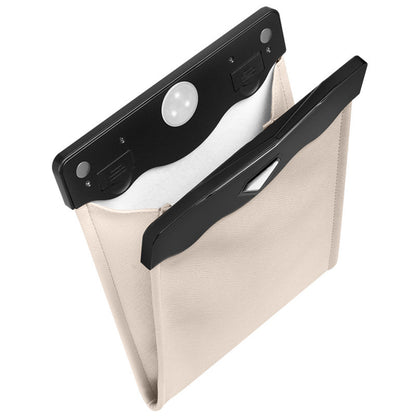 Flag Village Auto Tools LED Car Trash Can Organizer Garbage Holder Automobiles Storage Bag Accessories Auto Door Seat Back Visor Trash Bin Paper Dustbin