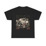 Flag Village USA Vintage Car Flag T-SHIRT Heavy Cotton Tee USA0017