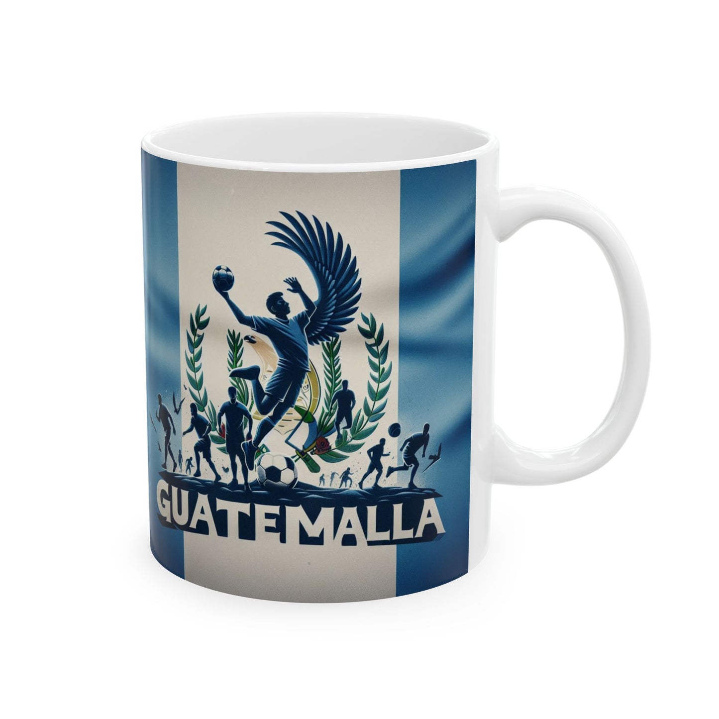 Flag Village Guatemala Sporting Flag Ceramic Coffee Mug 11oz FV-MG0006