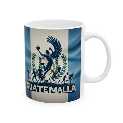 Flag Village Guatemala Sporting Flag Ceramic Coffee Mug 11oz FV-MG0006
