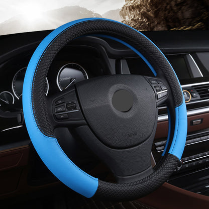 Flag Village Auto Tools Universal Leather Car Steering Wheel Cover