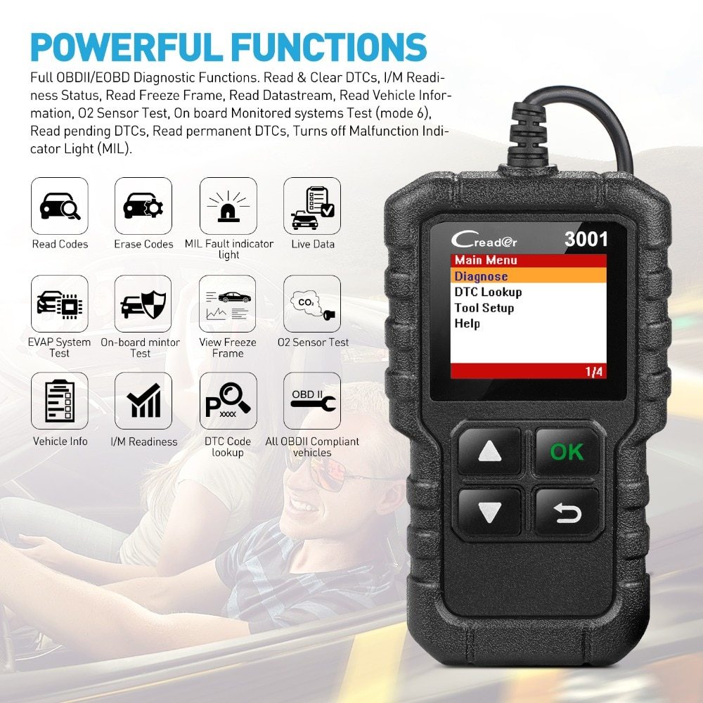 Flag Village Auto Tools Code reader CR3001 X431 3001 Auto Scan tool