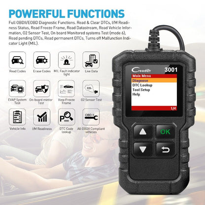 Flag Village Auto Tools Code reader CR3001 X431 3001 Auto Scan tool