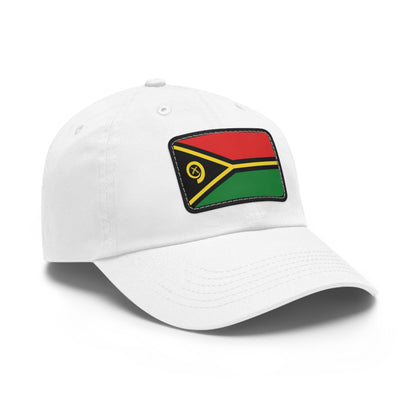 Flag Village Vanuatu Flag Hat Cap with Leather Patch