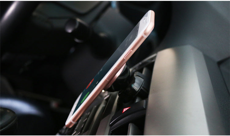 Flag Village Auto Tools Car mobile phone navigation bracket mobile phone rack outlet magnetic car 360 degree magnetic rotating magnet bracket