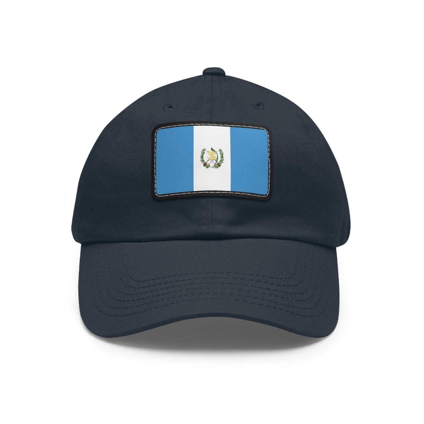 Flag Village Guatemala Flag Hat Cap with Leather Patch