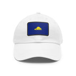 Flag Village USA Oregon (reverse) State Flag Hat Cap with Leather Patch