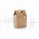 Flag Village Simple Vintage Kraft Gift Bag Gift Box Birthday Gift Bag