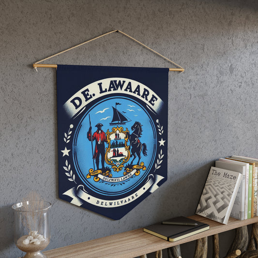 Flag Village Delaware State Flag Pennant Sporting Home Wall decoration DE0001