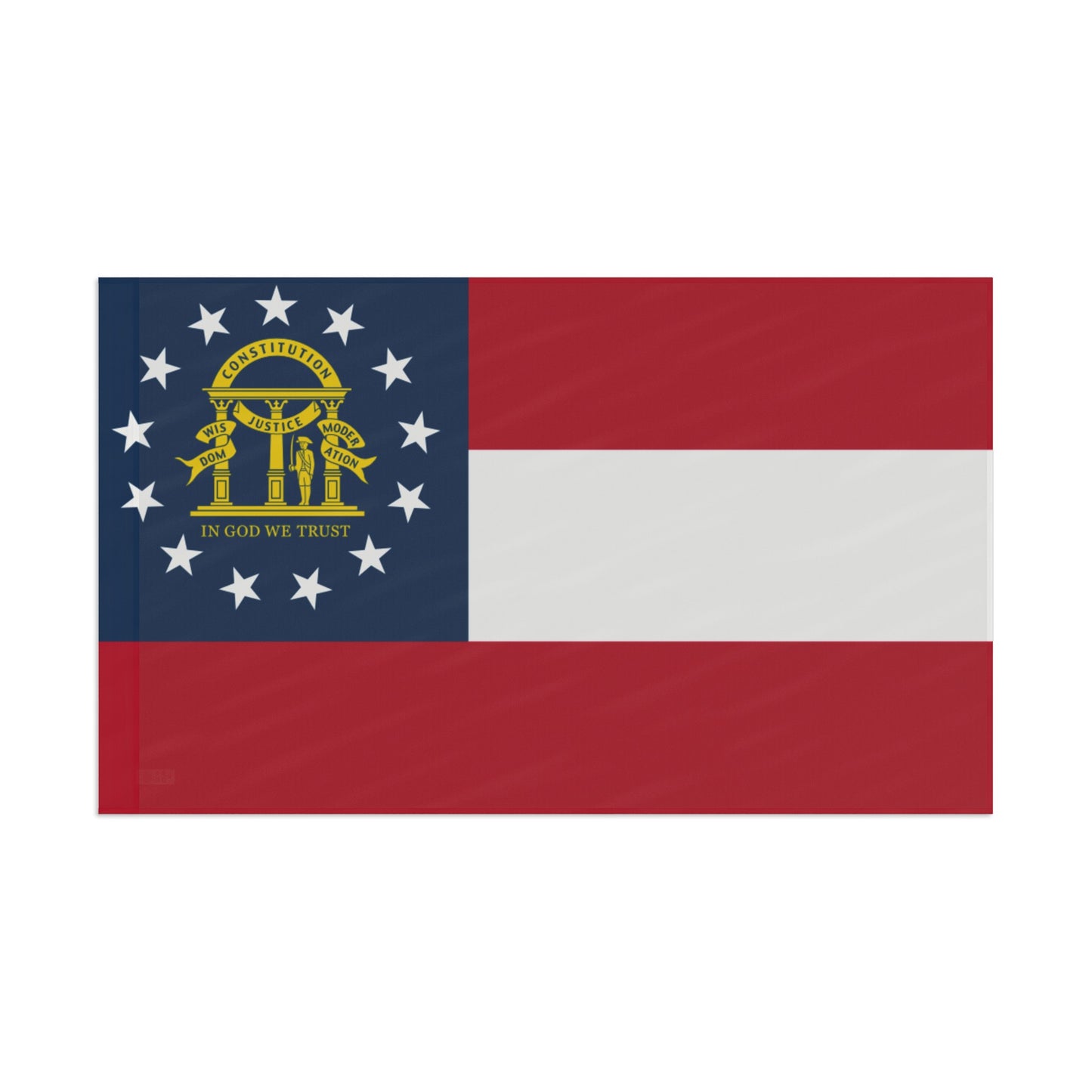 Flag Village USA Georgia State Flag 18" x 12" / 36" x 24" / 60" x 36"