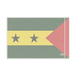 Flag Village Sao Tome And Principe 18" x 12" / 36" x 24" / 60" x 36"