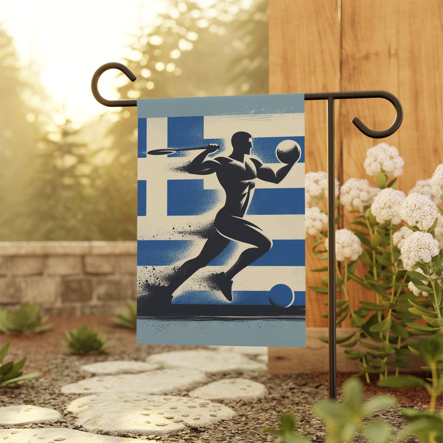 Flag Village Greece Flag Sporting Garden & House Banner GRC0004