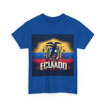 Flag Village Ecuador Sporting Flag T-SHIRT Heavy Cotton Tee ECU0003