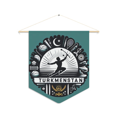 Flag Village Turkmenistan Flag Pennant Sporting Home Wall decoration TKM0001