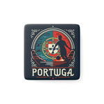 Flag Village Portugal Flag Sporting Porcelain Magnet, Square PRT0005