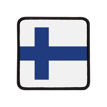 Flag Village Finland Flag Embroidery Iron-On Patches