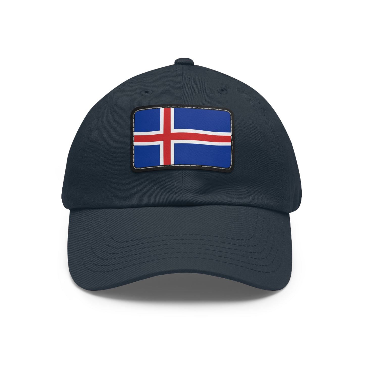 Flag Village Iceland Flag Hat Cap with Leather Patch