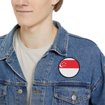Flag Village Singapore Flag Embroidery Iron-On Patches