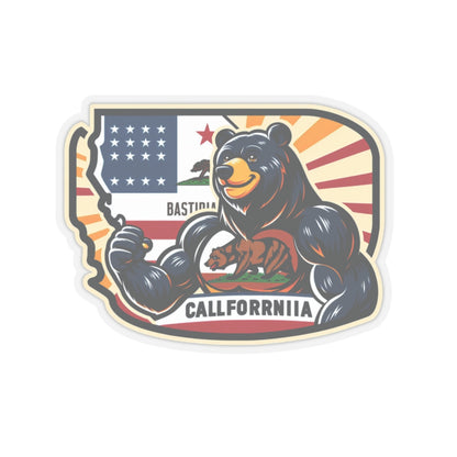 Flag Village USA California State Flag Stickers 2", 3", 4", 6" CA01