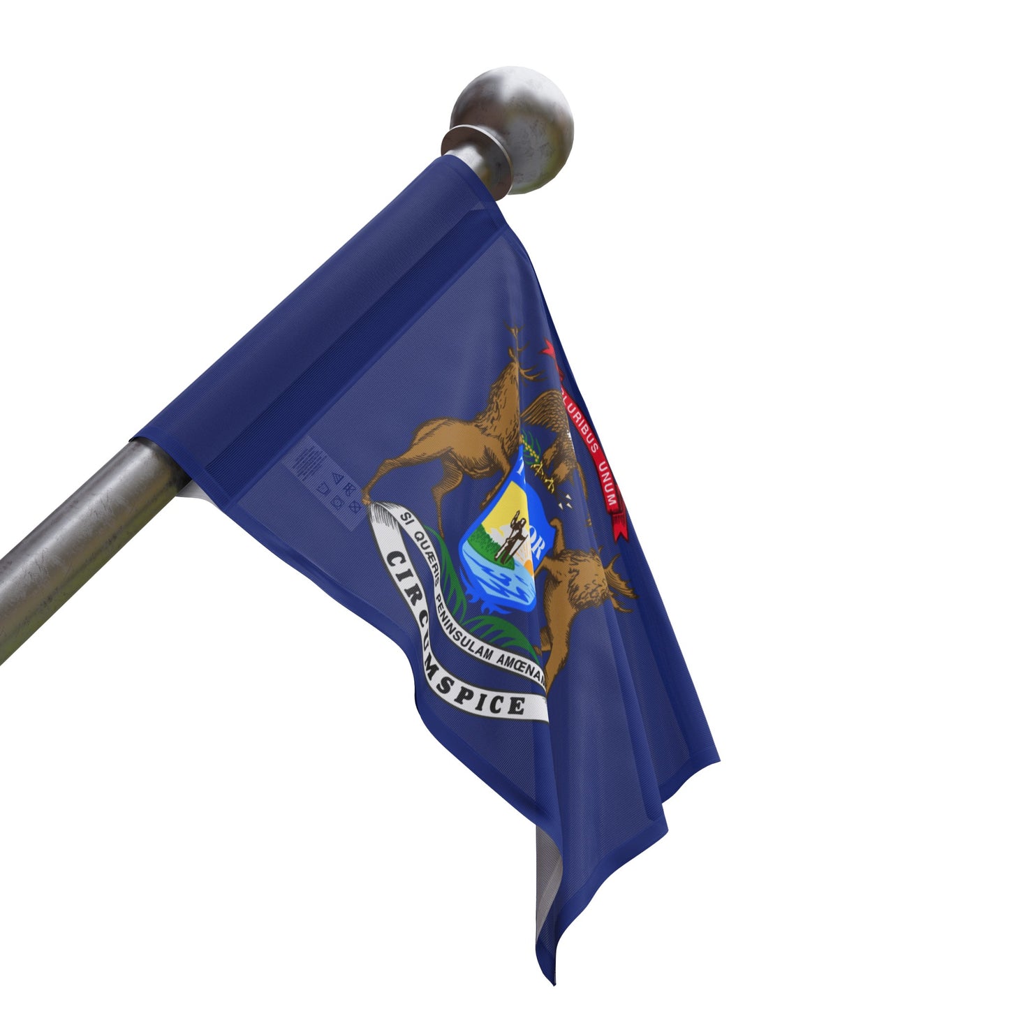 Flag Village USA Michigan State Flag 18" x 12" / 36" x 24" / 60" x 36"