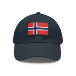 Flag Village Norway Flag Hat Cap with Leather Patch