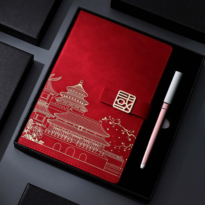 Flag Village Chinese Style Palace Museum A5 Notebook Gift Box Set