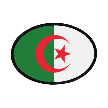Flag Village Algeria Flag Embroidery Iron-On Patches