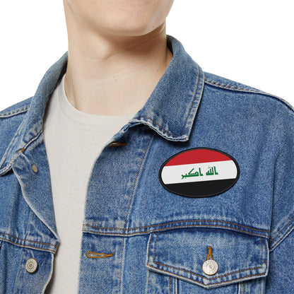 Flag Village Iraq Flag Embroidery Iron-On Patches