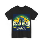 Flag Village Brazil Sporting Flag T-SHIRT Heavy Cotton Tee BRA0010
