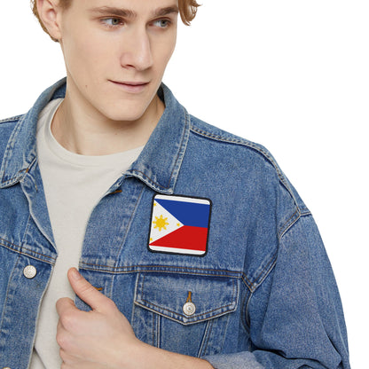 Flag Village Philippines Flag Embroidery Iron-On Patches