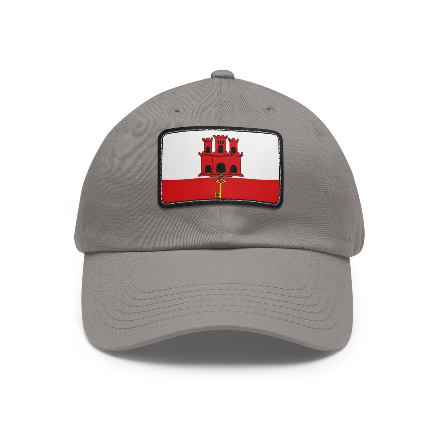 Flag Village Gibraltar Flag Hat Cap with Leather Patch