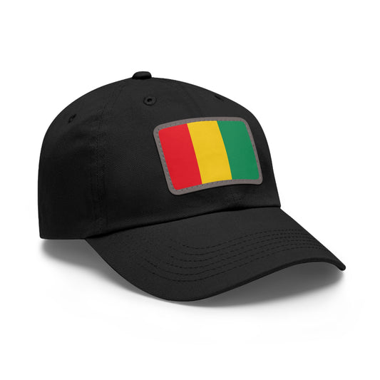 Flag Village Guinea Flag Hat Cap with Leather Patch