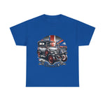 Flag Village UK Vintage Car Flag T-SHIRT Heavy Cotton Tee UK0014