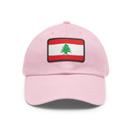 Flag Village Lebanon Flag Hat Cap with Leather Patch