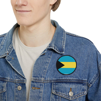 Flag Village Bahamas Flag Embroidery Iron-On Patches