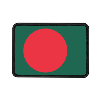 Flag Village Bangladesh Flag Embroidery Iron-On Patches