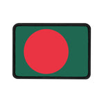 Flag Village Bangladesh Flag Embroidery Iron-On Patches