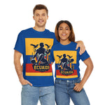 Flag Village Ecuador Sporting Flag T-SHIRT Heavy Cotton Tee ECU0004