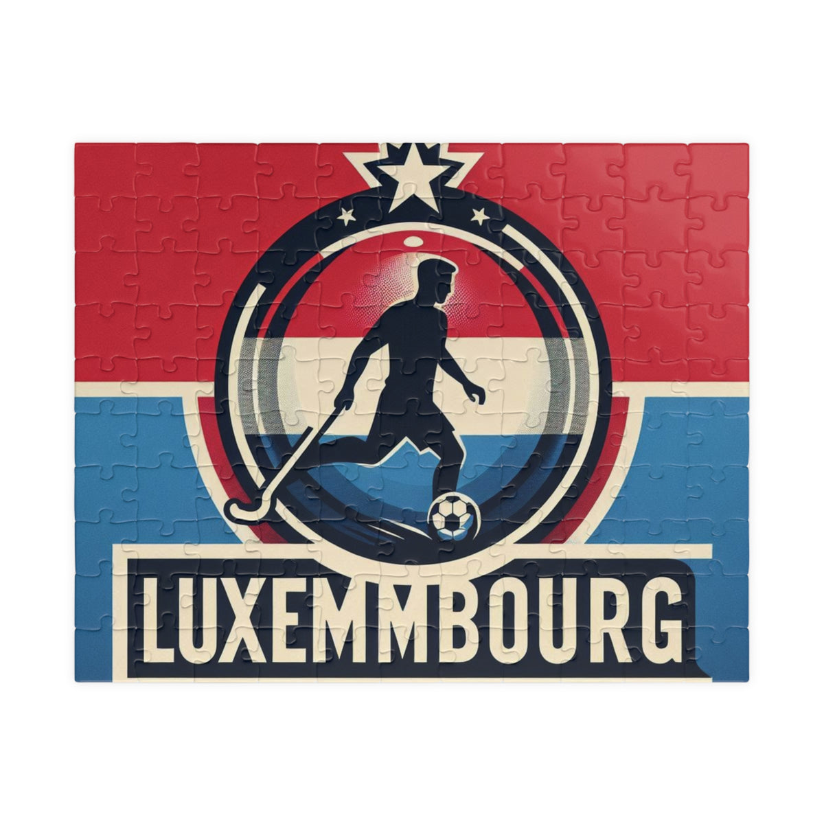 Flag Village Luxembourg Sporting Flag Puzzle