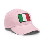 Flag Village Italy Flag Hat Cap with Leather Patch