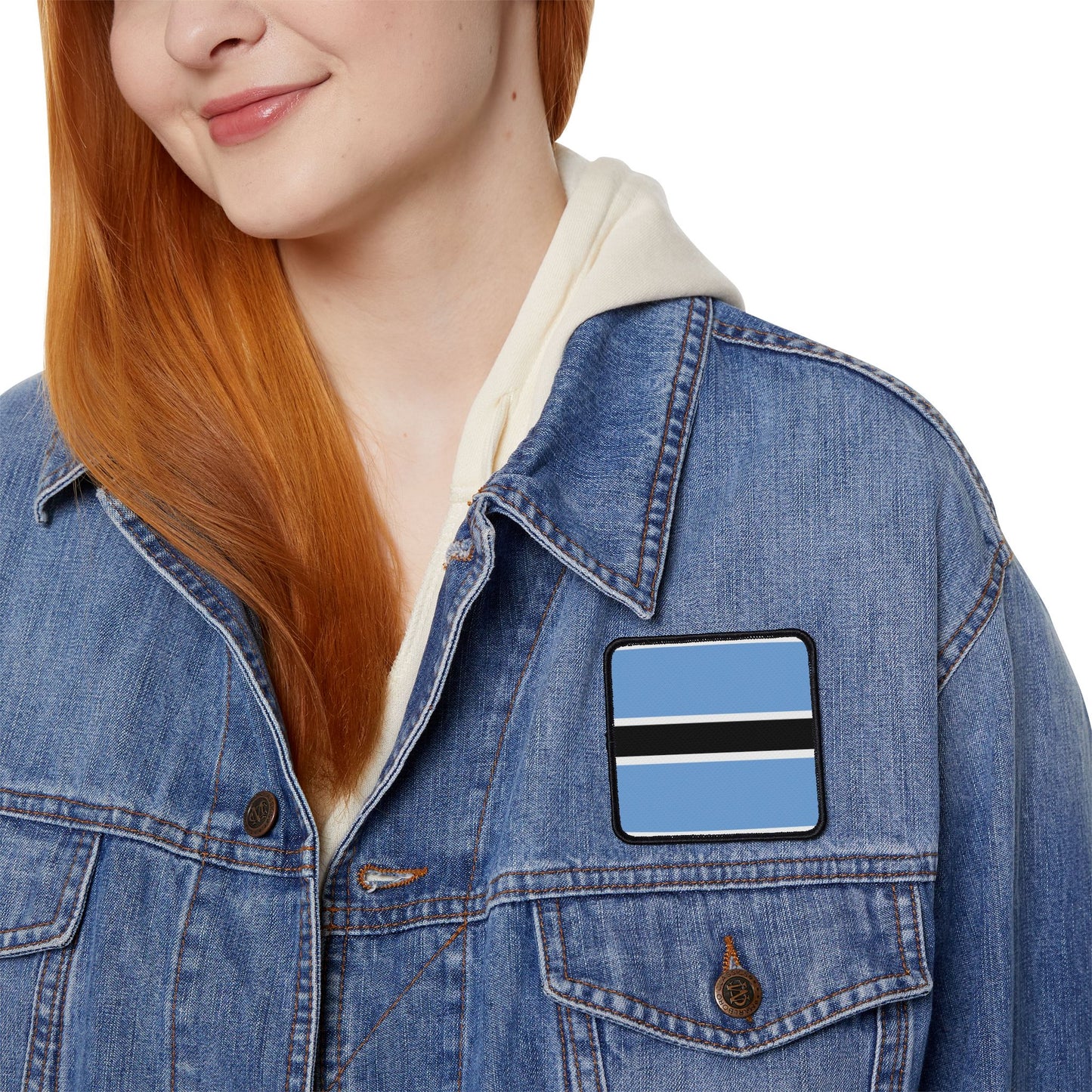 Flag Village Botswana Flag Embroidery Iron-On Patches
