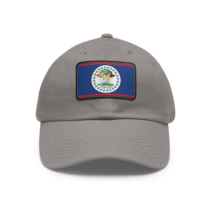 Flag Village Belize Flag Hat Cap with Leather Patch