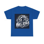 Flag Village Brazil Sporting Flag T-SHIRT Heavy Cotton Tee BRA0002
