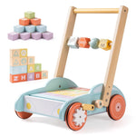 Flag Village ROBUD Wooden Baby Walker Push With ABC 123 Traffic Sign Gifts For Todders 3 Year