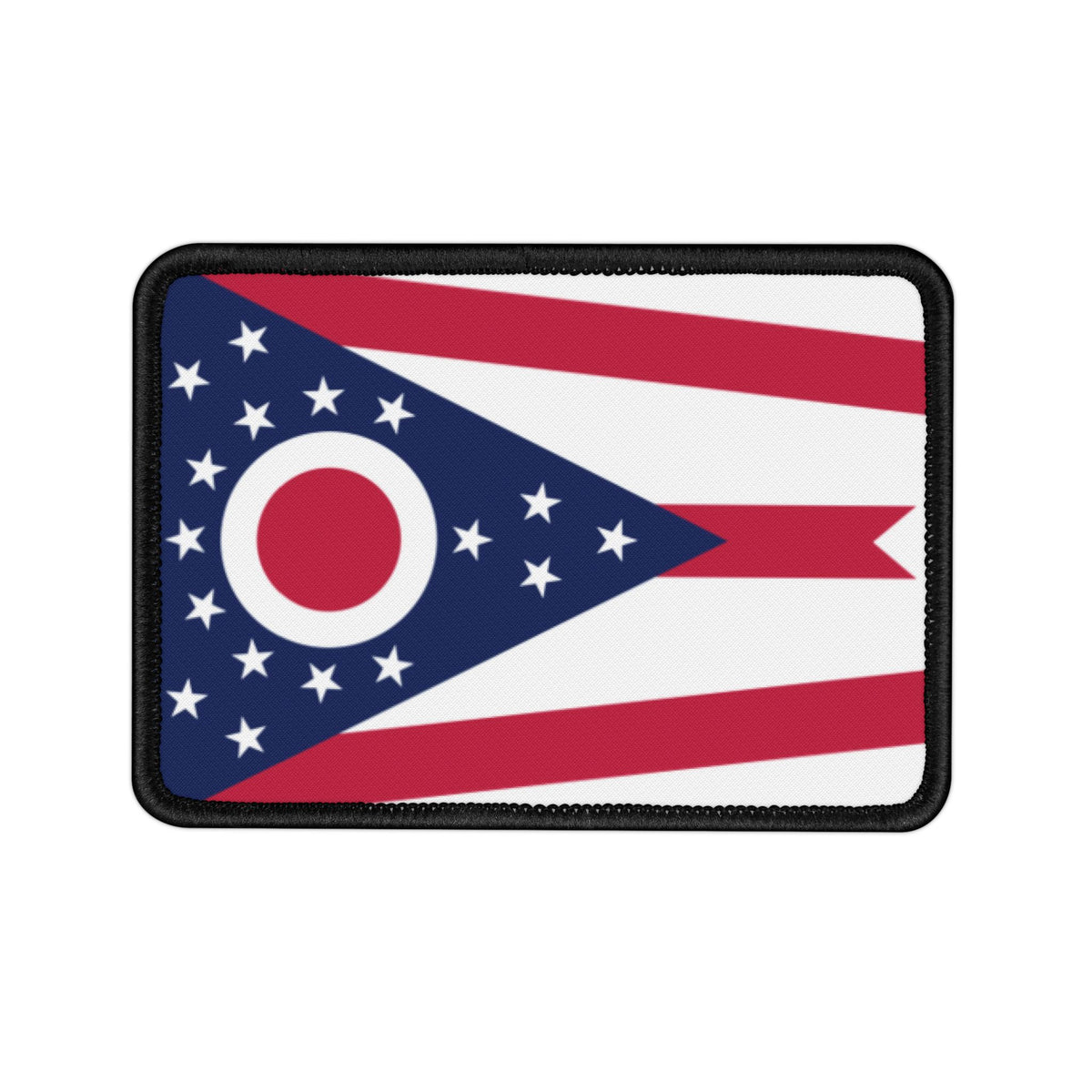 Flag Village Ohio State Flag Embroidered Iron-On Patch