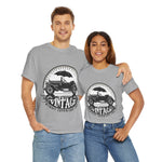 Flag Village USA Vintage Car Flag T-SHIRT Heavy Cotton Tee USA0006
