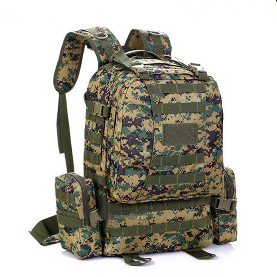 Flag Village 50L outdoor backpack backpack camping travel backpack combination large capacity backpack luggage bag